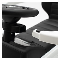 DRUGA JAKOŚĆ Dziecięcy jeździk z rączką Baby Mix VOLKSWAGEN T-ROC biały