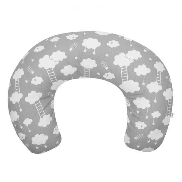 Poduszka do karmienia New Baby Chmurka szara