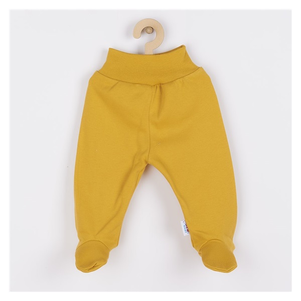 Niemowlęce półśpiochy New Baby Classic II mustardowe