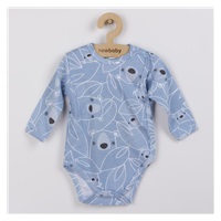 Niemowlęce całorozpinane body New Baby BuBu niebieskie