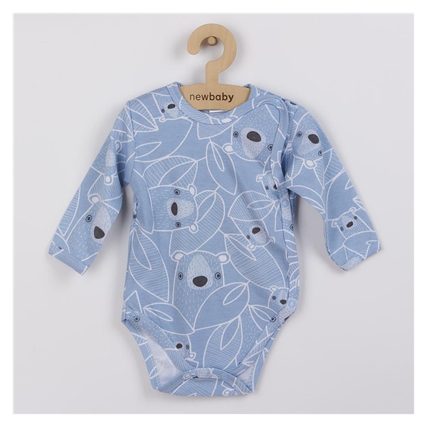 Niemowlęce całorozpinane body New Baby BuBu niebieskie