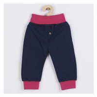 2-częściowy komplet bawełniany New Baby Funny różowo-niebieski