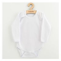 Body z długim rękawem New Baby II - białe