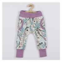 Dwuczęściowy bawełniany komplet New Baby Rebel lila