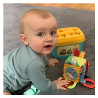 Bawełniane body z długim rękawem New Baby Practical zielone