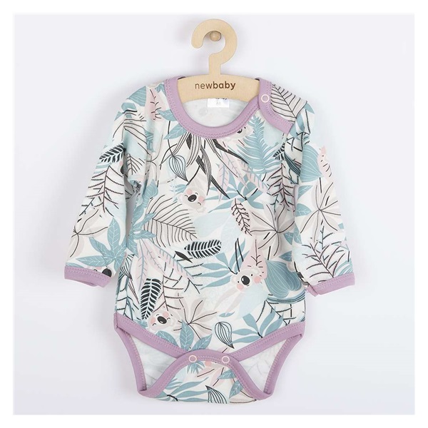 Niemowlęce body New Baby Rebel lila