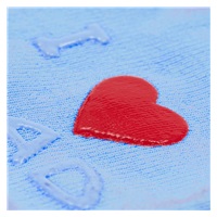 Dziecięce nakolanniki New Baby z ABS I Love Mum and Dad niebieskie