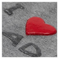 Dziecięce nakolanniki New Baby z ABS I Love Mum and Dad szare