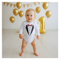 Body z nadrukiem New Baby garnitura