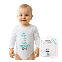 Body z nadrukiem New Baby Marine niebieskie