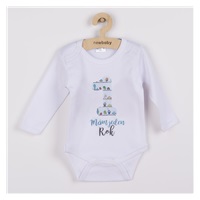 Body z nadrukiem New Baby Marine niebieskie