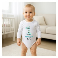 Body z nadrukiem New Baby Marine niebieskie