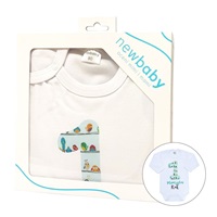 Body z nadrukiem New Baby Marine niebieskie