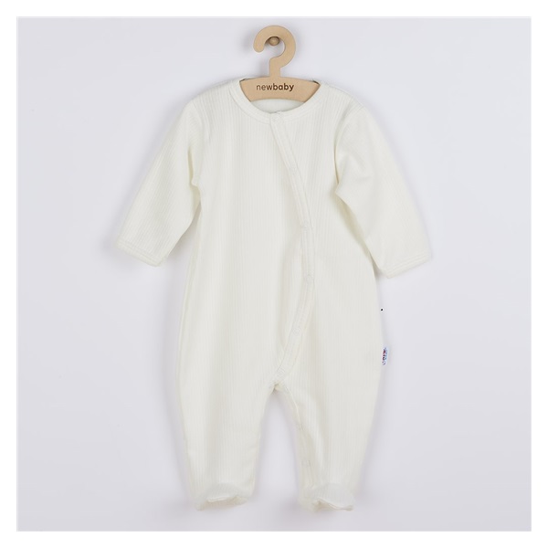 Niemowlęcy pajacyk bawełniany New Baby Sweetie wanilia