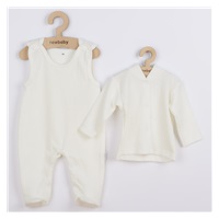 Dwuczęściowy bawełniany komplet New Baby Sweetie wanilia