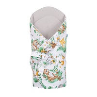 Becik z kokosowym wkładem New Baby zwierzaki w lesie