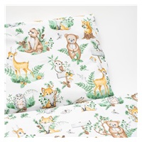 2-częściowa pościel New Baby 100/135 cm zwierzaki w lesie