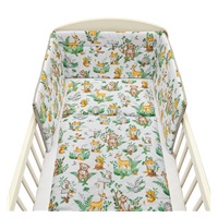 3-częściowa pościel New Baby 90/120 cm zwierzaki w lesie