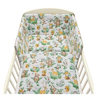 3-częściowa pościel New Baby 100/135 zwierzaki w lesie