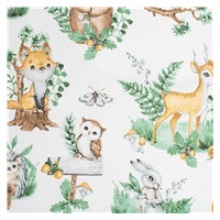 3-częściowa pościel New Baby 100/135 zwierzaki w lesie