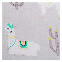 Becik z kokosowym wkładem New Baby lama szaro-musztardowy