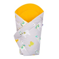 Becik New Baby lama szaro-musztardowy