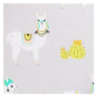 Becik New Baby lama szaro-musztardowy