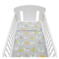 2-częściowa pościel New Baby 90/120 cm lama szara