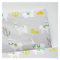 2-częściowa pościel New Baby 90/120 cm lama szara