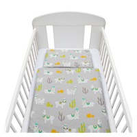 2-częściowa pościel New Baby 100/135 cm lama szara