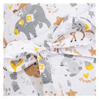 Becik z kokosowym wkładem New Baby Jelonek szary