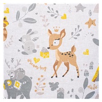 Becik z kokosowym wkładem New Baby Jelonek szary