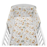 3-częściowa pościel New Baby 90/120 cm Jelonek szara