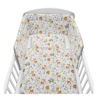 3-częściowa pościel New Baby 100/135 Jelonek szara