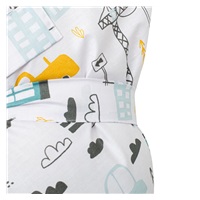 Becik z kokosowym wkładem New Baby Miasto musztarda