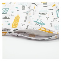 3-częściowa pościel New Baby 90/120 cm Miasto musztarda