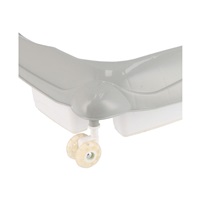 Chodzik Baby Mix z kierownicą i silikonowymi kółkami szary