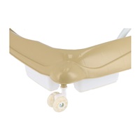 Chodzik Baby Mix z kierownicą i silikonowymi kółkami cappucino