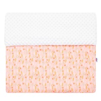 Dziecięcy kocyk z Minki New Baby Harmony różowy 70x100 cm