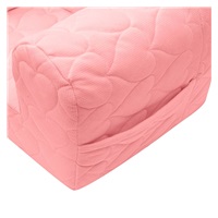 Dziecięcy fotelik z Welwet New Baby Serduszka różowy