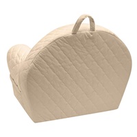 Dziecięcy fotelik z Welwet New Baby Chmurki kość słoniowa