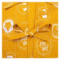 Klasyczny rożek wiązany New Baby Zwierzątka musztardowy