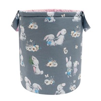 Kosz na zabawki New Baby Króliczek różowy