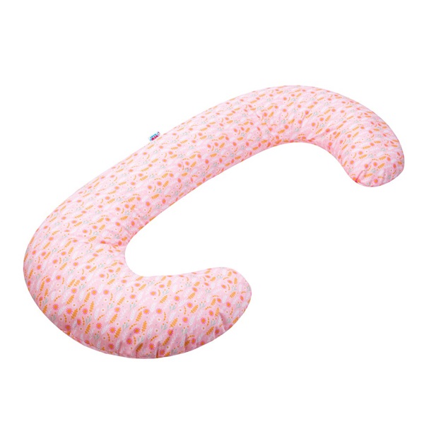Poduszka do karmienia New Baby w kształcie C Harmony różowa