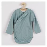 2-częściowy niemowlęcy komplet New Baby Stripes iceberg