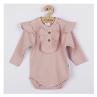 Niemowlęce body New Baby Stripes różowe
