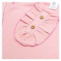 Niemowlęce body New Baby Stripes różowe
