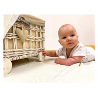 2-częściowy bawełniany zestaw na lato New Baby Perfect Summer brązowy