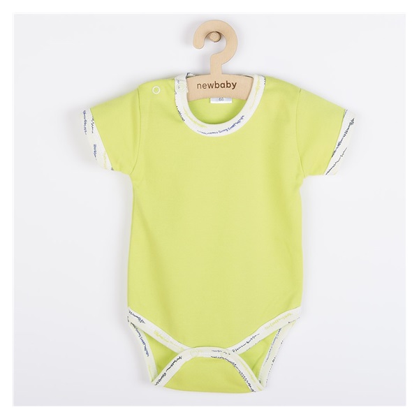 Niemowlęce bawełniane body z krótkim rękawem New Baby Summertime chłopiec