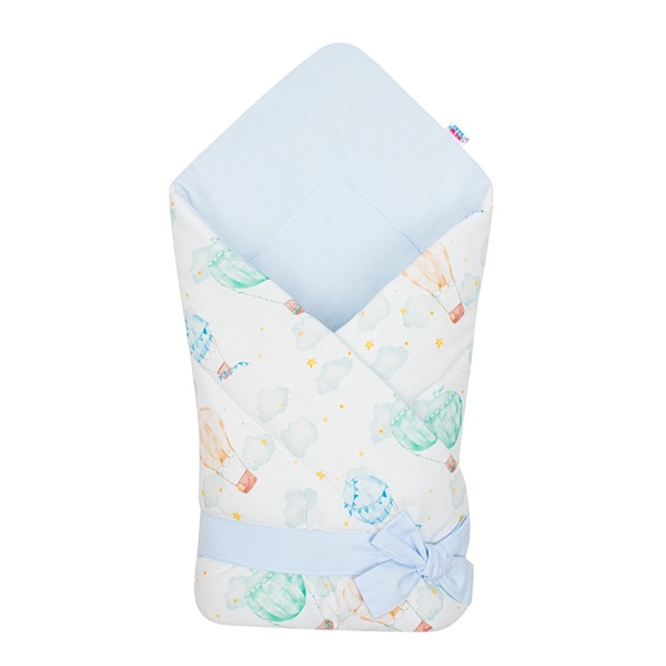 Dwustronny becik  New Baby 75x75 cm baloons